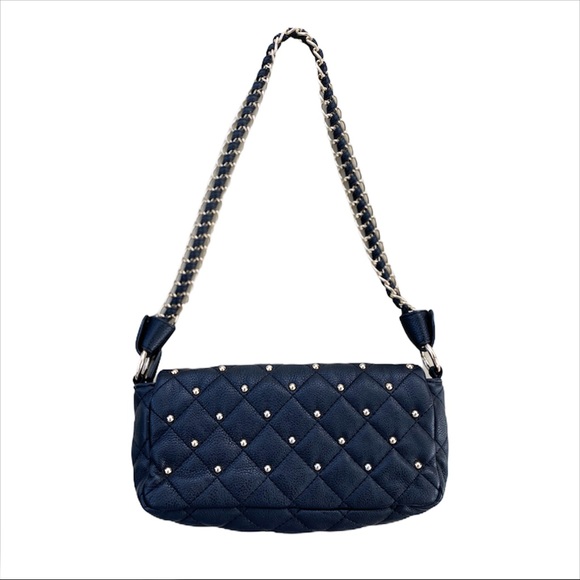 Vintage 90s Diamond Quilted Shoulder Bag - Picture 5 of 5